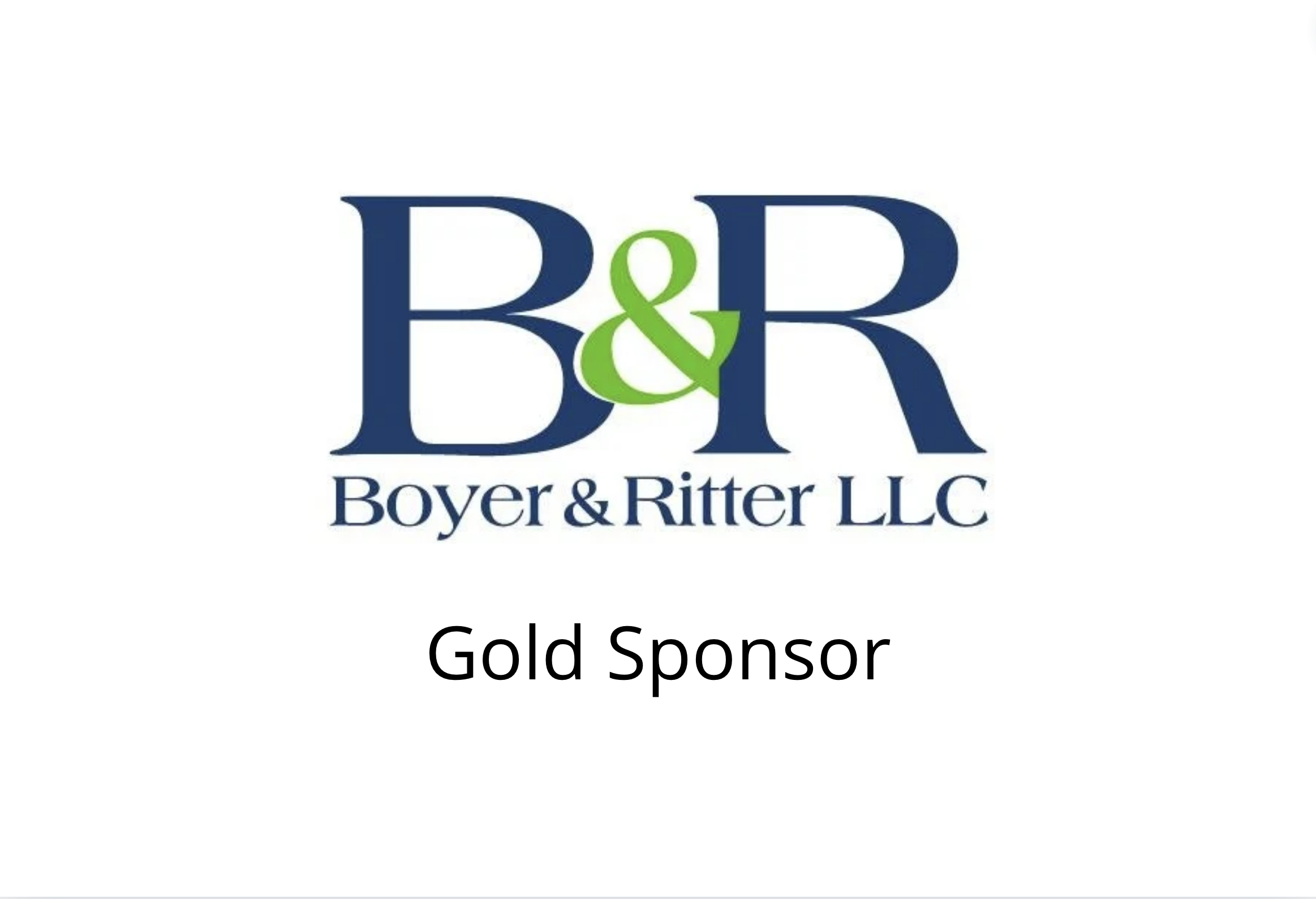 Boyer & Ritter Gold Sponsor