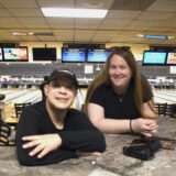 Josh and Taylor at Palmyra Bowling
